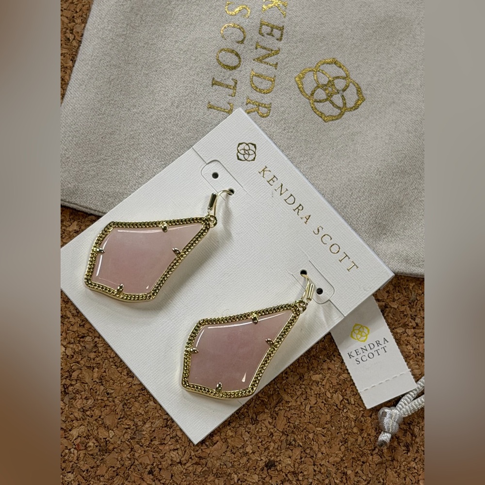 Kendra Scott Alex Drop PINK Earrings